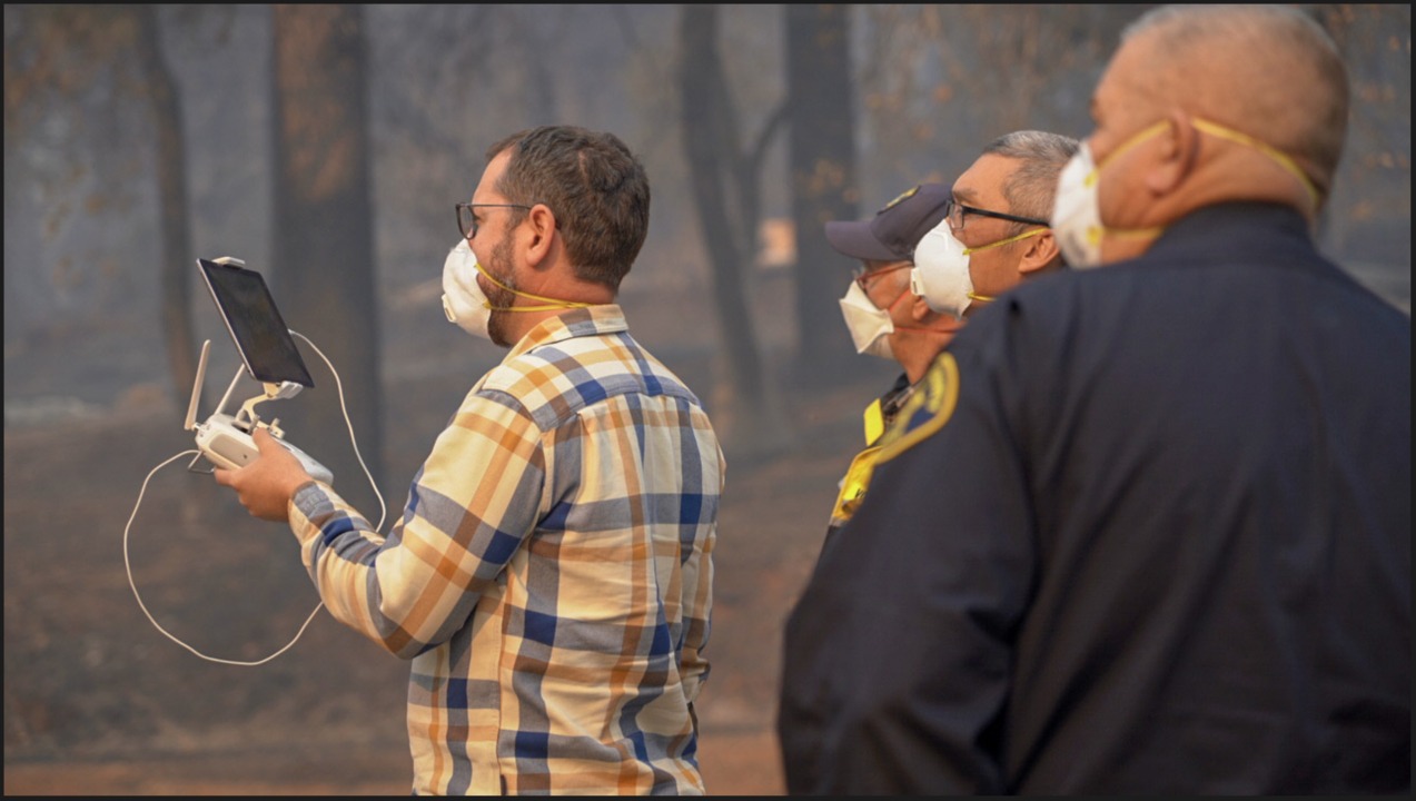 Drones for good – Camp Fire Edition