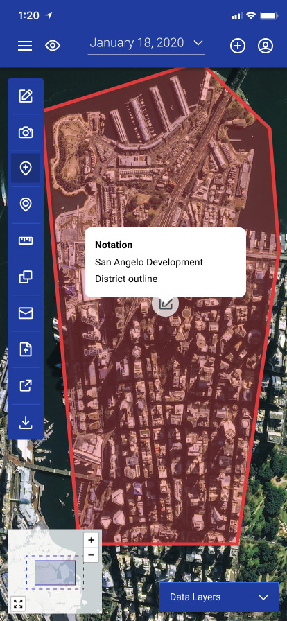 Data view - mobile